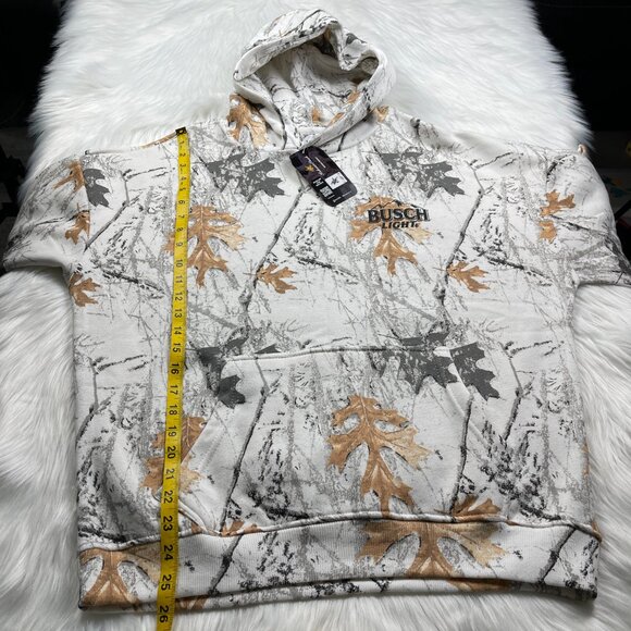 Busch Light Hunting Deer Camo Hoodie Men's Size Medium NWT - Picture 5 of 10
